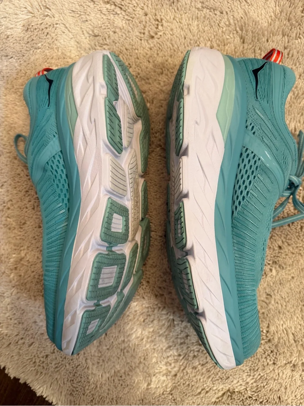 Hoka One One Bondi 7 Women's Size 10  Running Shoe Aquarelle Blue